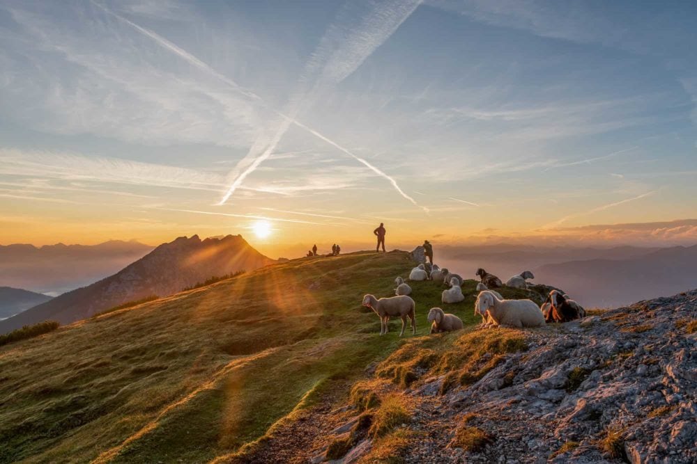 Sonnenaufgang am Stoderzinken
