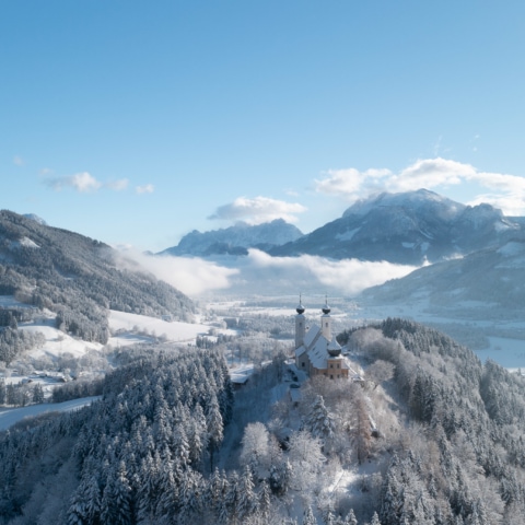 ein klarer wintermorgen im gesäuse